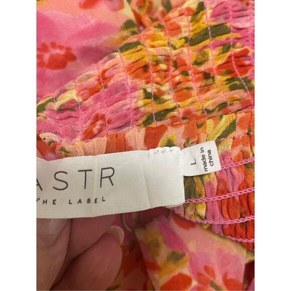 ASTR The Label Midsummer Floral Tiered Maxi Dress Size L - Picture 8 of 9